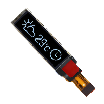 0.87 Inch Slim OLED Display Module 128x32 Pixels I2C Interface teks putih/biru