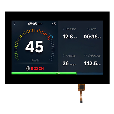 Gorilla Touch Glass 7 Inch PCAP TFT Display 1024x600 Antarmuka MIPI