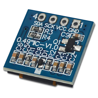 0.49 Inch Graphic OLED Display Dengan 4 Header Pin SSD1315 Dukungan I2C Interface