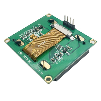 1.54 inci Graphic OLED Display SSD1309 128x64 Dots Resolution Antarmuka I2C