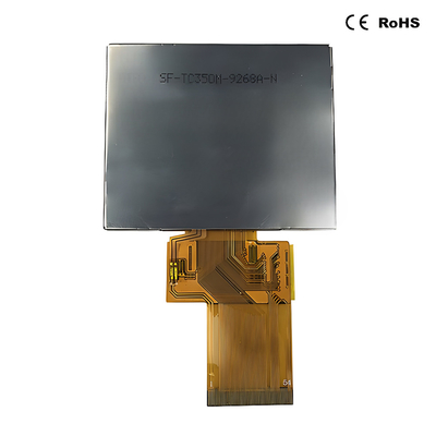 3.5 Inch TFT LCD Display Manufacturer China 320x240 Titik Resolusi RGB Interface