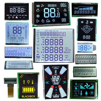 Display LCD Segmen yang Disesuaikan Display LCD Monochrome TN HTN STN FSTN