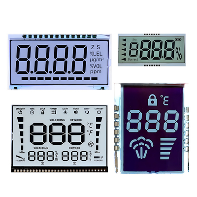 Display LCD Segmen yang Disesuaikan Display LCD Monochrome TN HTN STN FSTN
