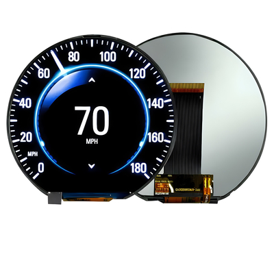 OEM 3.6 Inch Round TFT LCD Display Module Dengan RGB Interface Resolusi 544*506
