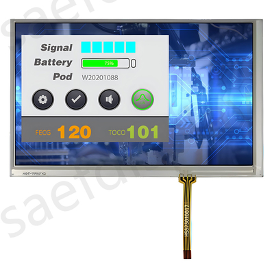 7 inci TFT LCD Display Innolux AT070TN83 800x480 Titik 40 Pin RGB Antarmuka Dengan RTP