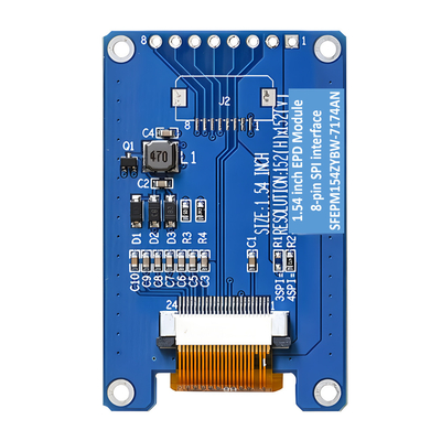 SPI E-Ink Display 1.5 Inch Hitam Dan Putih 152x152 Titik 1.54" E-Paper Display