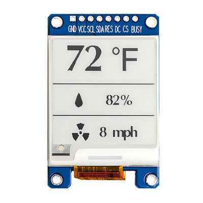 SPI E-Ink Display 1.5 Inch Hitam Dan Putih 152x152 Titik 1.54" E-Paper Display