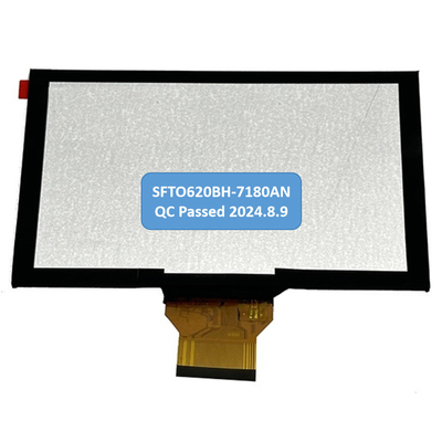 6.2 Inch Industrial RGB TFT Display 1000nits Operasi Suhu Ekstra Luas 3.3V