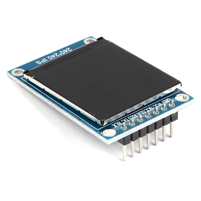 SPI Serial Interface 1.3-Inch IPS TFT LCD 240x240 Dot dengan 7 header pin PCB