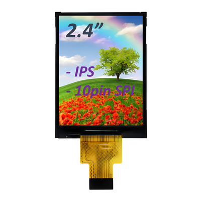 Jaminan Harga Rendah 2.4-Inch IPS TFT LCD 10 Pin SPI Interface