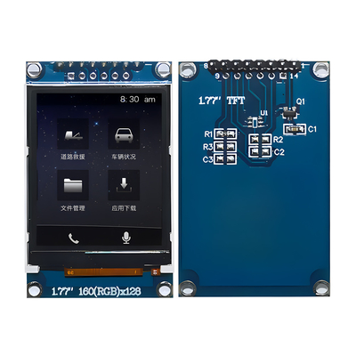 1.77 inci TFT LCD Display SPI Serial Interface 262K Full Color Screen