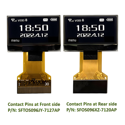 Low Cost 0,96 Inch OLED Display 128X64 IIC I2C SPI 8080 Antarmuka 30 Pin ZIF FPC