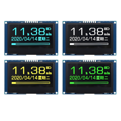 2.42 inci layar OLED Kuning Dengan Resolusi 128x64 Dan 7-Pin SPI Interface