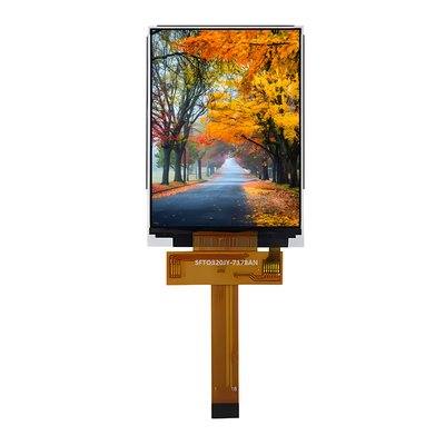 3.2 inci SPI TFT LCD Display 240*320 Pixel ZIF FPC 18 Pin ST7789V/ILI9341 Driver IC