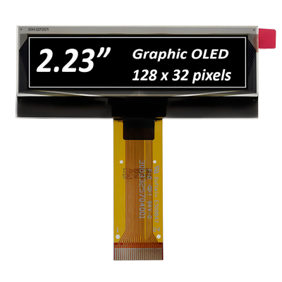 2.23 inci OLED Display Module 128*32 Dot Matrix PMOLED Screen SSD1305 Driver 24Pin
