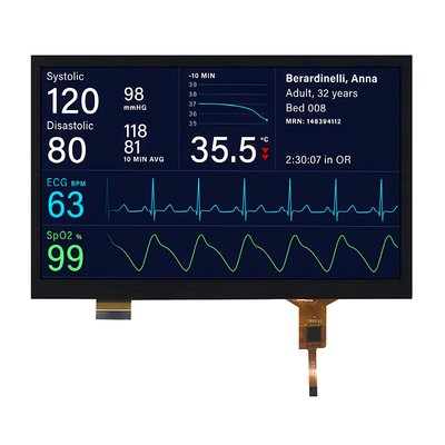 7 Inch Capacitive Touchscreen TFT Display Module 1024x600 IPS Interface MIPI Kelas Otomotif