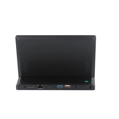 8 inci 1280x800 Android 11 layar sentuh monitor berbentuk L dengan HDMI RJ45 Port