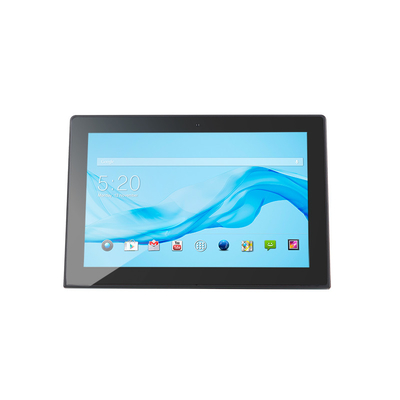 8 inci 1280x800 Android 11 layar sentuh monitor berbentuk L dengan HDMI RJ45 Port