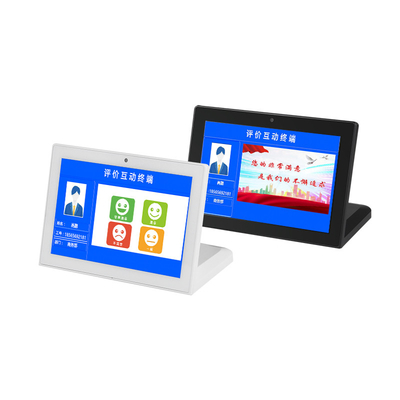 8 inci 1280x800 Android 11 layar sentuh monitor berbentuk L dengan HDMI RJ45 Port