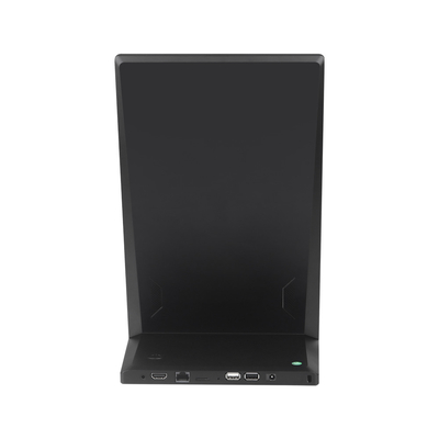 L-bentuk 14 Inch Android Touchscreen Monitor Dibangun dalam 2GB + 16GB Memori Dengan RJ45 POE HDMI