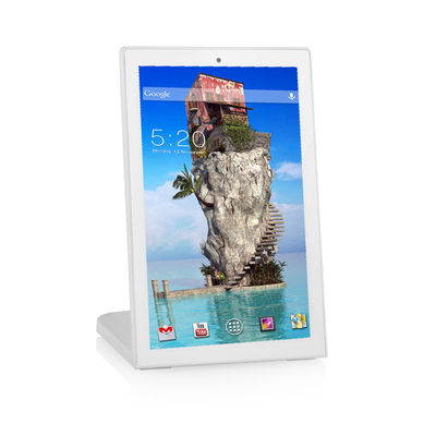 L-Shaped 10,1 Inch Portrait Android Touch Screen dengan RJ45 POE dan HDMI
