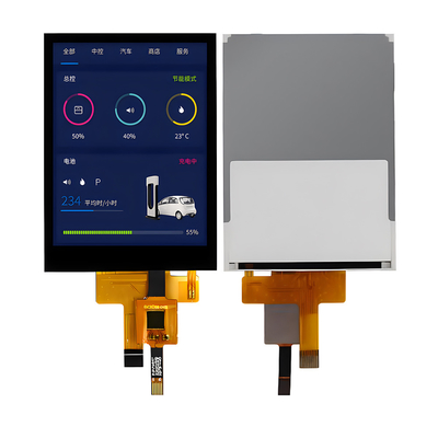 2.8 inci IPS TFT Display dengan Optical Bonding 400nits SPI IIC Interface