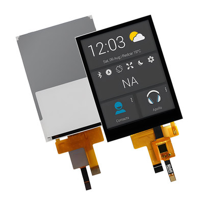 2.8 inci IPS TFT Display dengan Optical Bonding 400nits SPI IIC Interface