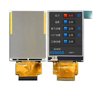 Cahaya Matahari Membaca 2.8 Inch IPS TFT LCD Dengan Resistive Touchscreen 240 X 320 Titik