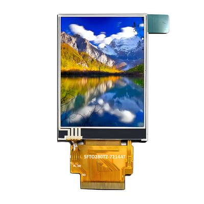 1000nits 2.8 inci Pencahayaan Tinggi TFT LCD Tampilan 240 X 320 Titik IPS MCU dan RGB Antarmuka