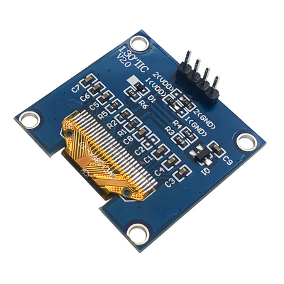 1.3-Inch 128x64 Dot Matrix OLED 4-Pin IIC I2C Interface SH1106 Driver IC Pilihan Font Putih/biru