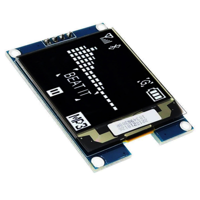 1.5 Inch OLED Display Panel Module Unit 128x128 Pixel 4 Pin I2C Interface Dengan LED Display Controller