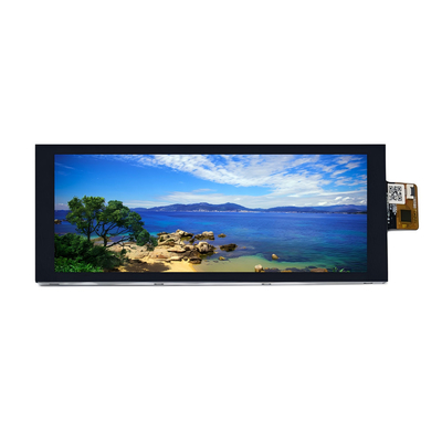 Kecerahan Tinggi 800nits 6,86 inci IPS TFT LCD Display 1280*480 Titik Antarmuka MIPI Dengan CTP