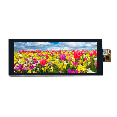 Kecerahan Tinggi 800nits 6,86 inci IPS TFT LCD Display 1280*480 Titik Antarmuka MIPI Dengan CTP