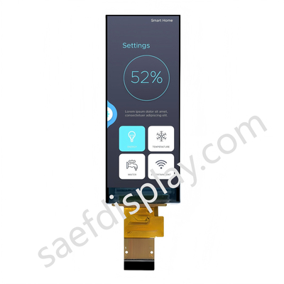 2.2-Inch IPS TFT LCD Display 200x480 Resolusi MIPI Antarmuka 500 Nits Kecerahan Untuk Visual yang Jelas
