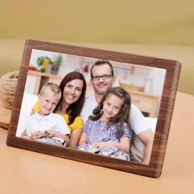 10.1 inci Smart WiFi Digital Photo Frame HD IPS LCD 1280x800 Resolusi 16GB Storage Musik Plastik Cloud Berbagi Melalui Frameo App