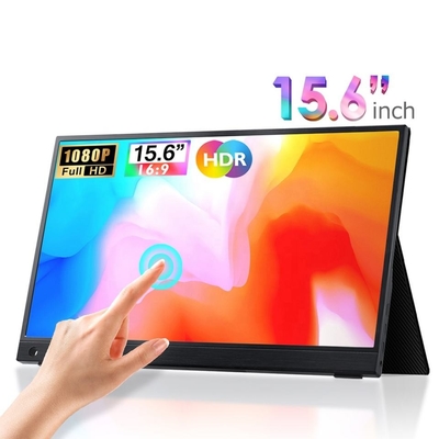 Portable Gaming Monitor 15.6 IPS 1080P HDR Kompatibel dengan Multi-Device