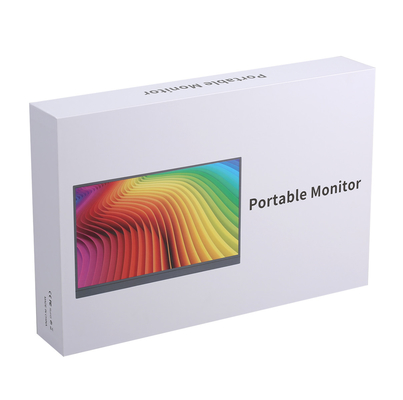 13.3 Inch Touchscreen Portable Monitor, USB C Portable Gaming Monitor dengan Stand Desktop untuk Laptop Komputer Telepon