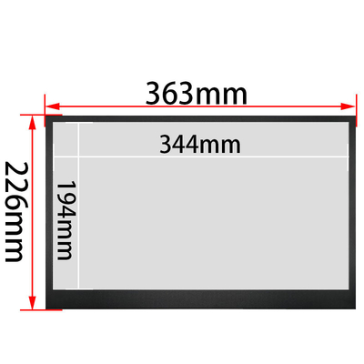 15.6 inci HDMI LCD Portable Monitor HD Resolusi 1920*1080 titik untuk Industrial Control Security Surveillance