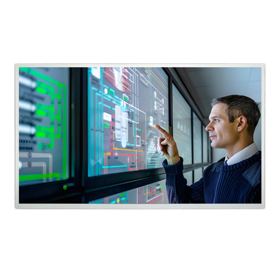Layar LCD TFT Industri 21.5" 2000Nits yang Dapat Dibaca Sinar Matahari FHD 1920x1080 LVDS Suhu Lebar RoHS Stok EU/US Dapat Disesuaikan