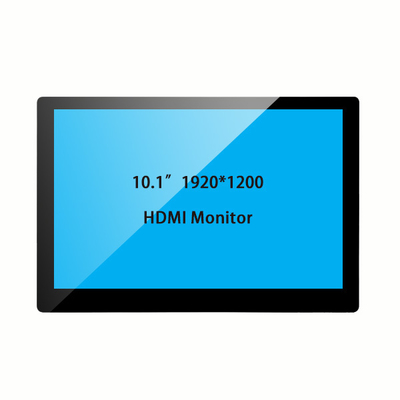 Monitor Layar Sentuh HD 10,1 inci 1920×1200 | Sentuhan 10 titik, Rumah Plastik, Dapat dipasang di dinding