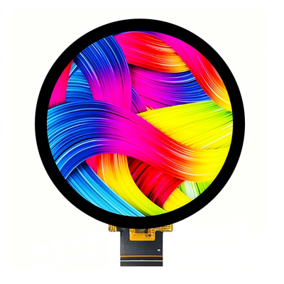 Modul Tampilan Layar Sentuh LCD TFT Bulat 2.8 Inci IPS 480x480 ST7701S, Tingkat Industri, Suhu Operasi -20°C hingga 70°C