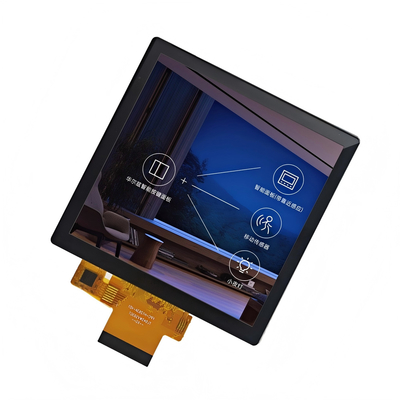 4 " Layar LCD TFT Industrial Square (720x720) dengan PCAP Touch, -20°C~70°C Operasi, RGB Interface.