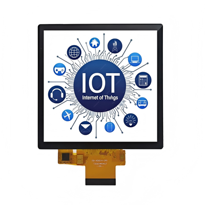 4 " Layar LCD TFT Industrial Square (720x720) dengan PCAP Touch, -20°C~70°C Operasi, RGB Interface.