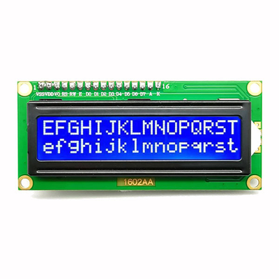 16x2 1602 Karakter Layar LCD Biru 8bit Mpu Paralel 5V Alfanumerik Kecil