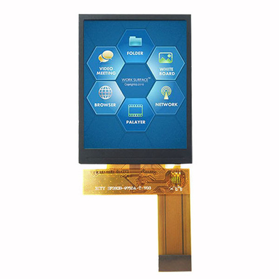 TFT LCD 2.8 &quot;Inch Semua Sudut Pandang 240x320 IPS Tipe Tft Lcd Dengan Antarmuka MCU/SPI/RGB