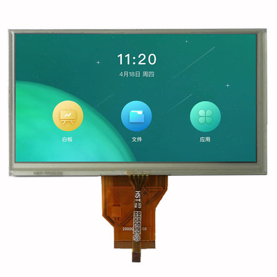 6.5 inci 800x480 Industrial TFT LCD Display RGB Interface 50 Pin Dengan Sentuh