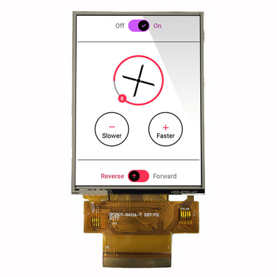 Layar LCD TFT 2.8 &quot;Inch Touch LCD Display 240x320 Dengan IC ILI9341 Dan Antarmuka RGB / MCU