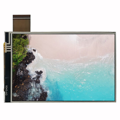 480x800 4 Inch TFT LCD Module Menampilkan IPS Dengan RGB Interface RTP Touch