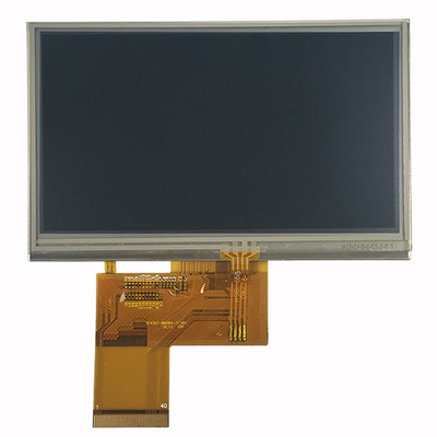480x272 LCD TFT 4,3 Inch 40 PIN IPS Antarmuka RGB Sudut Pandang Penuh