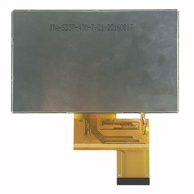 480x272 LCD TFT 4,3 Inch 40 PIN IPS Antarmuka RGB Sudut Pandang Penuh